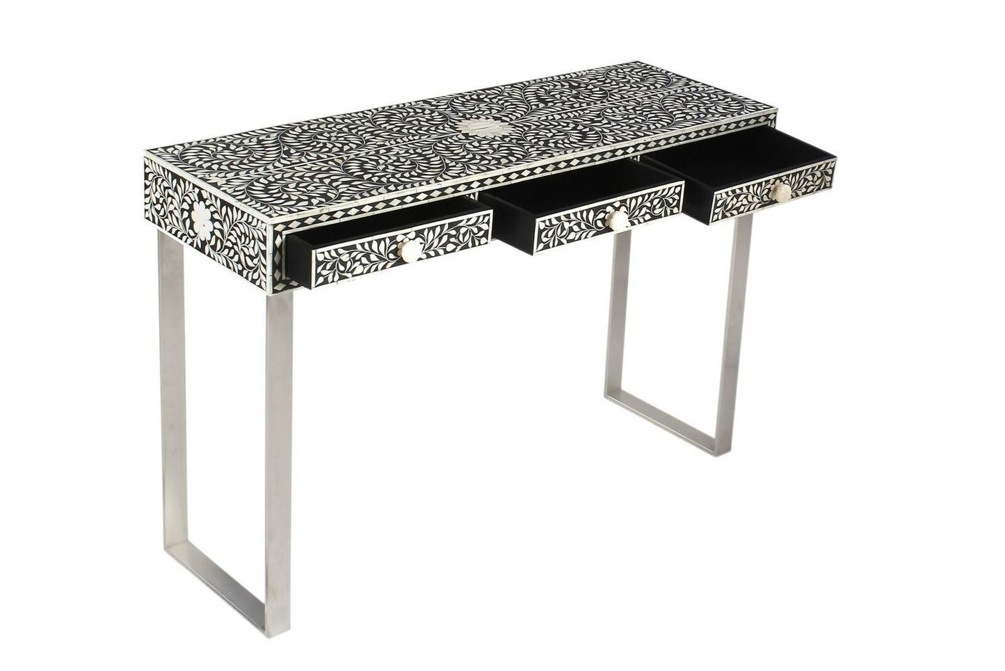 Bone Inlay Console Table