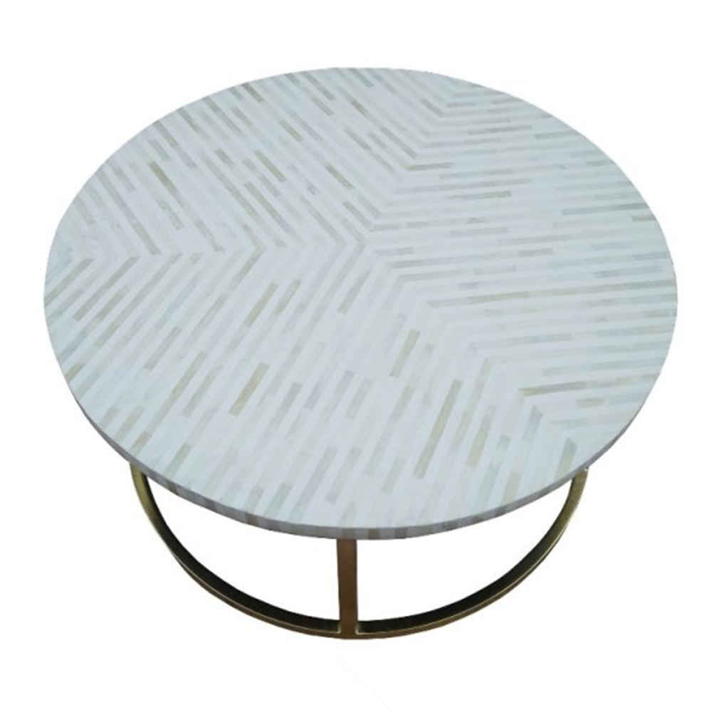 Bone Inlay Coffee Table