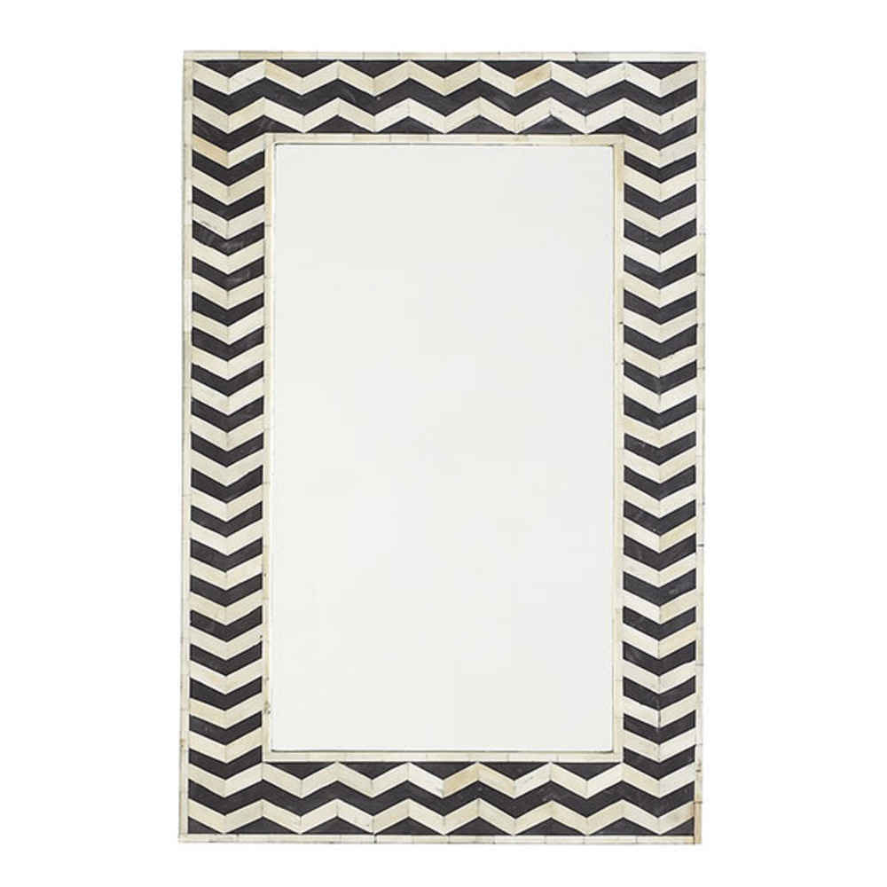 Bone Inlay Mirror Frame
