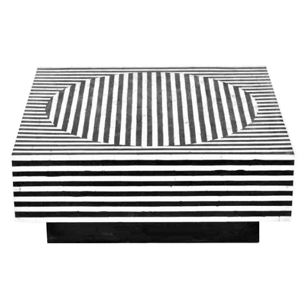 Bone Inlay Coffee Table