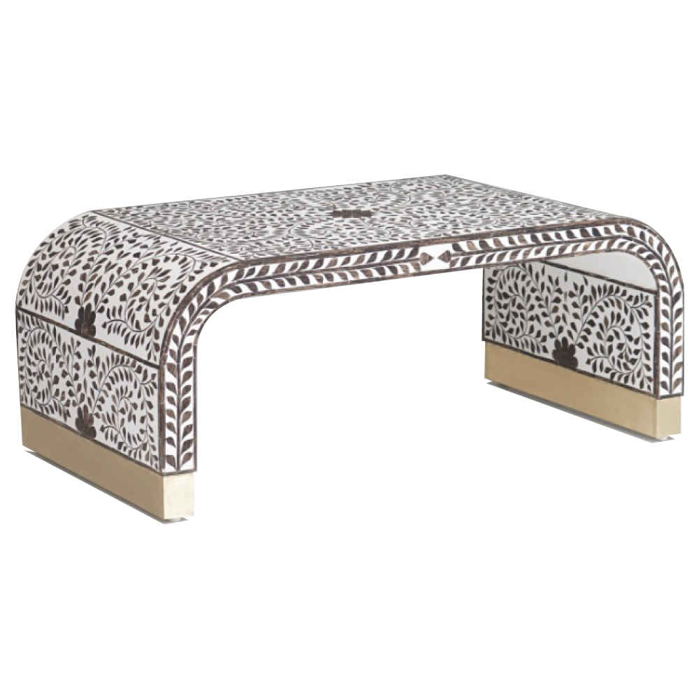 Bone Inlay Coffee Table