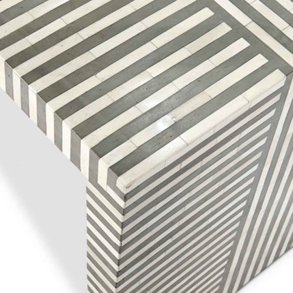 Bone Inlay Coffee Table