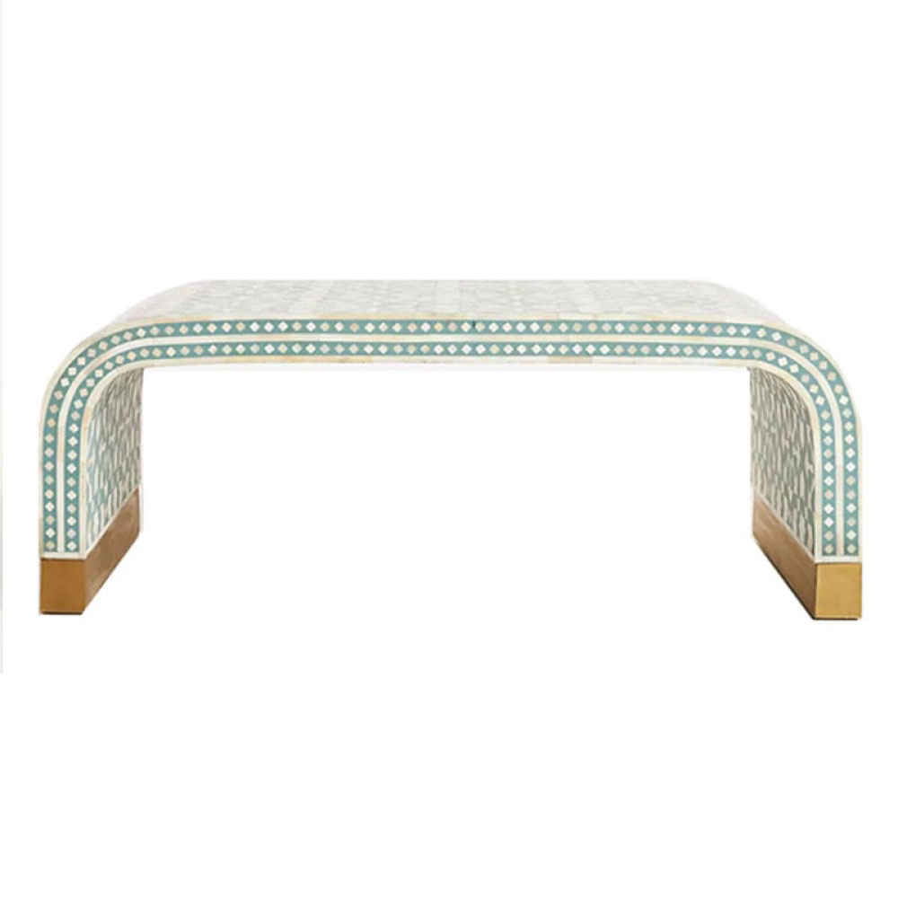 Bone Inlay Coffee Table
