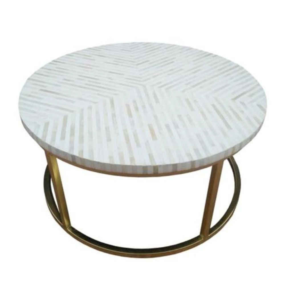 Bone Inlay Coffee Table