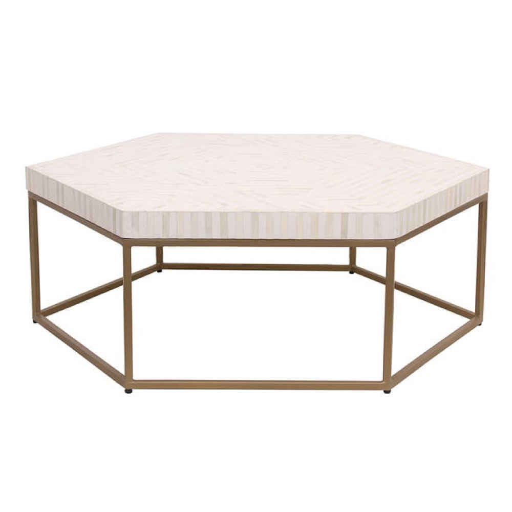 Bone Inlay Coffee Table
