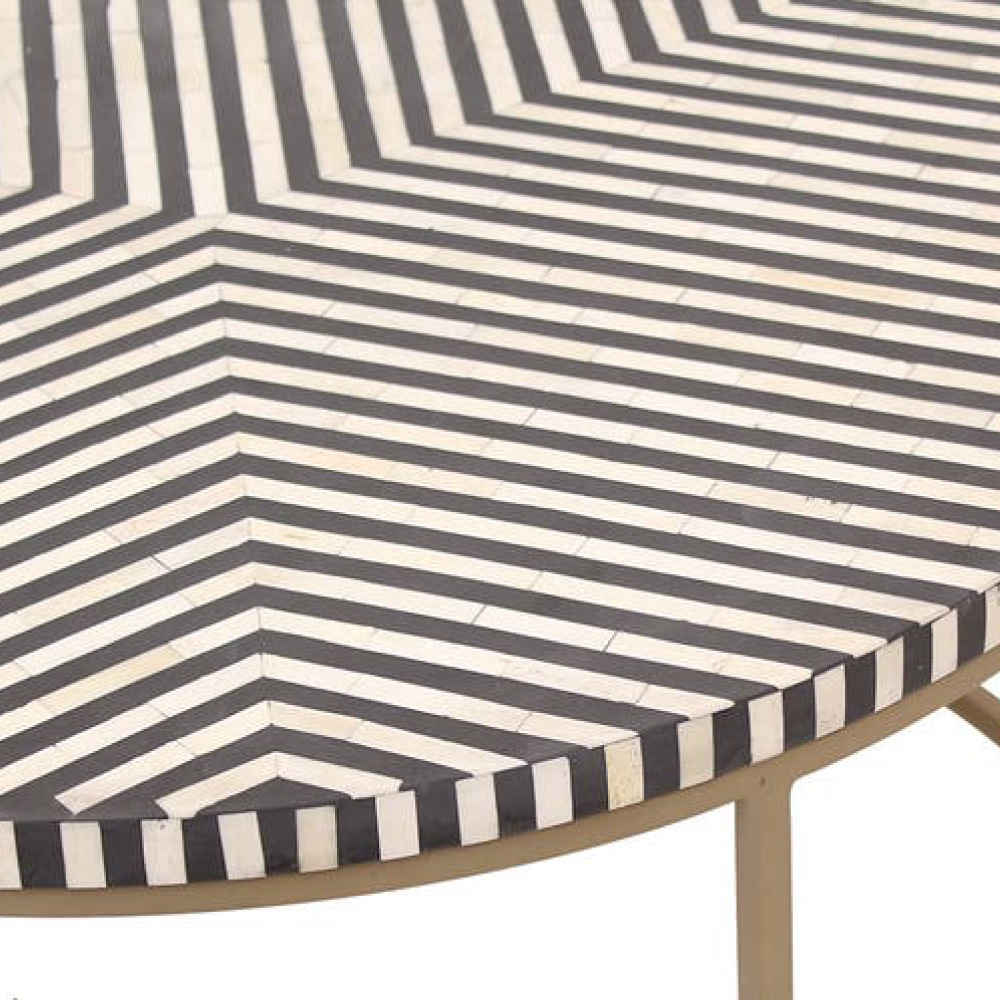 Bone Inlay Coffee Table