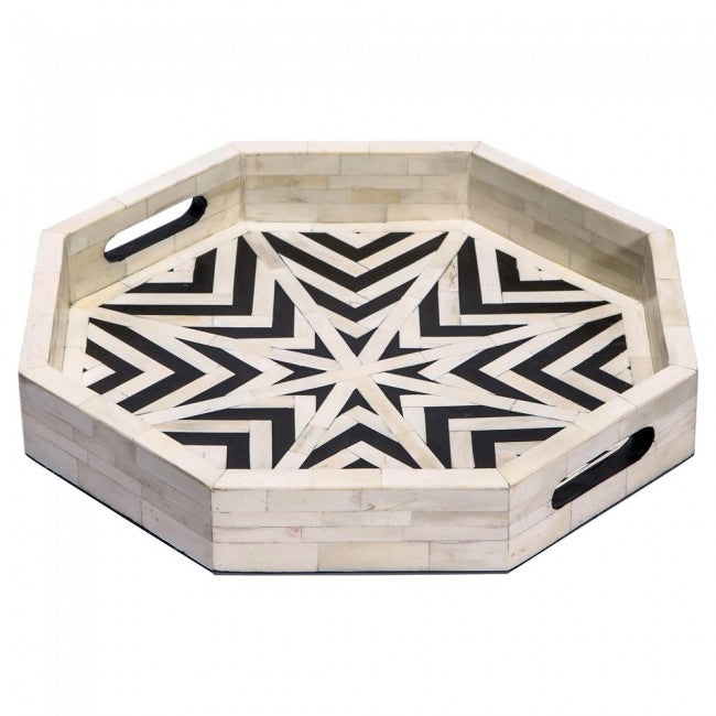 Bone Inlay Serving Tray