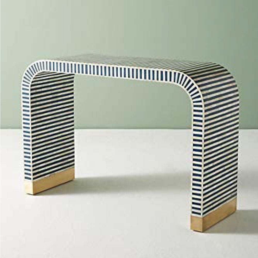 Bone Inlay Console Table