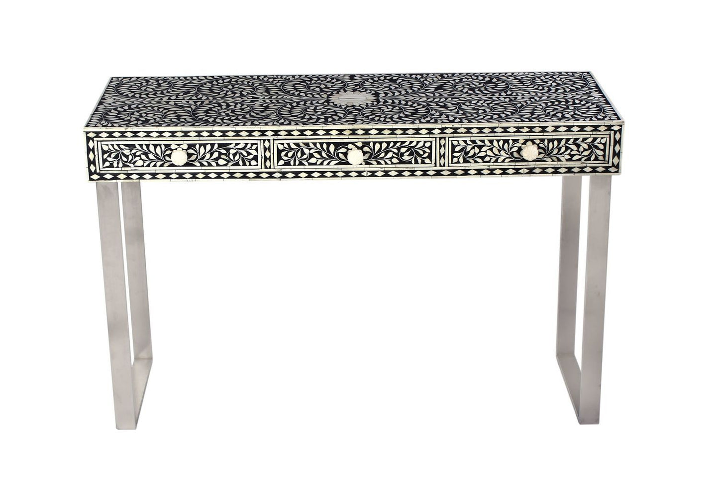 Bone Inlay Console Table