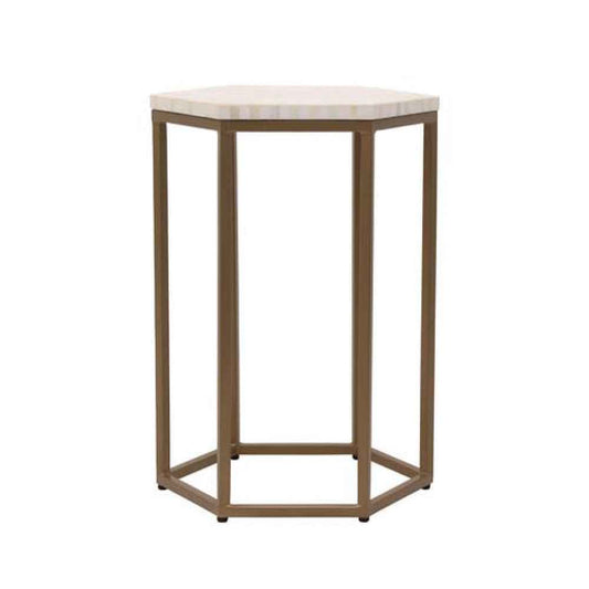 BONE INLAY END TABLE ETB008