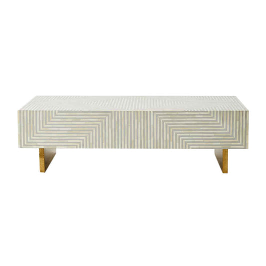 BONE INLAY COFFEE TABLE CFTB032