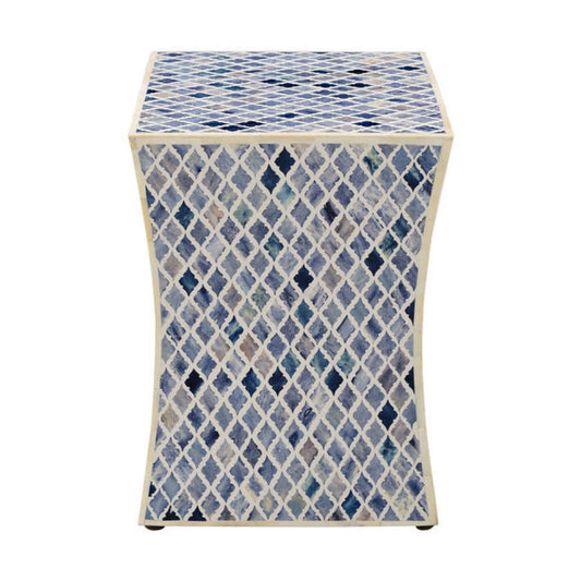 BONE INLAY END TABLE ETB032