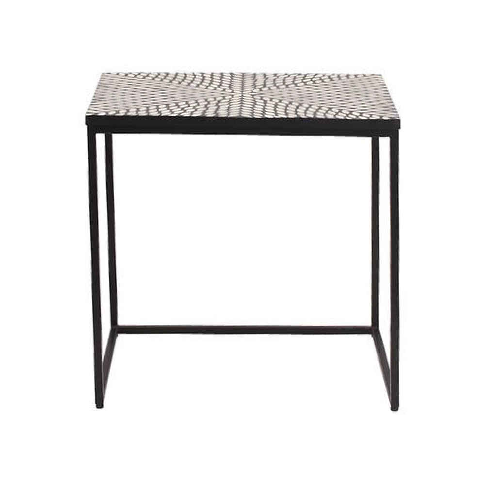 BONE INLAY END TABLE ETB009