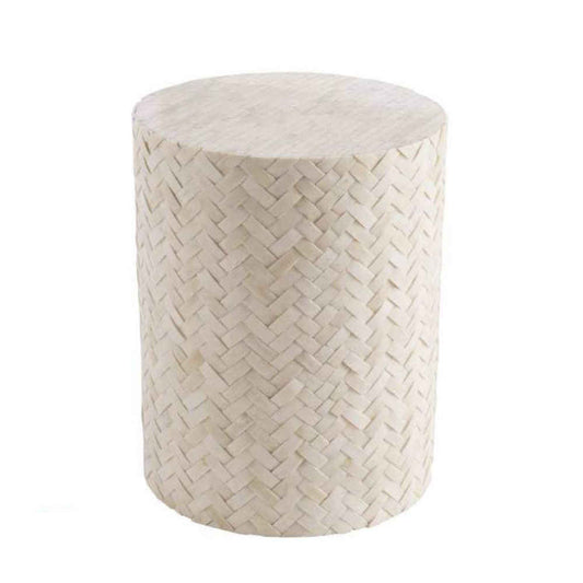 BONE INLAY END TABLE ETB018