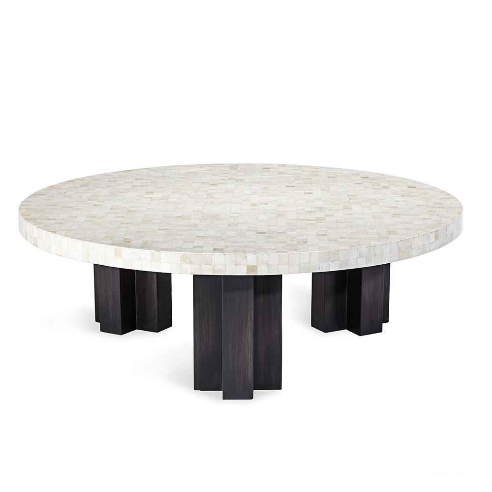 BONE INLAY COFFEE TABLE CFTB012