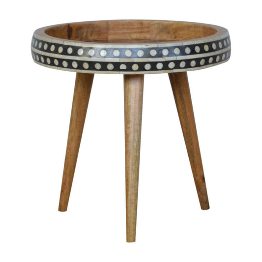 BONE INLAY END TABLE ETB002