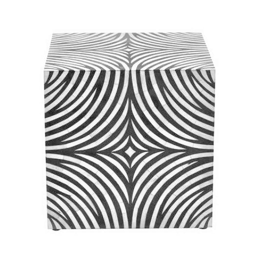 BONE INLAY END TABLE ETB028