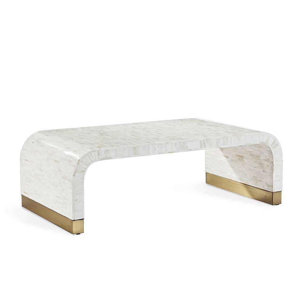 BONE INLAY COFFEE TABLE CFTB024