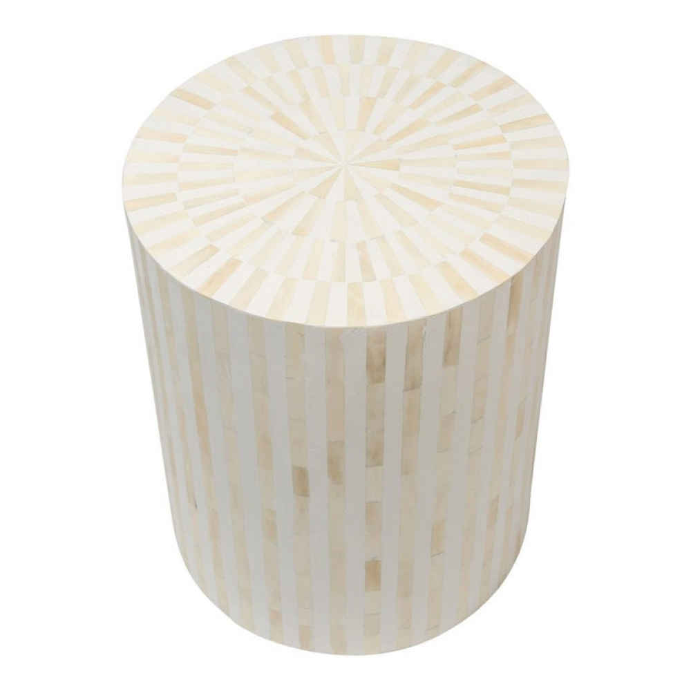 BONE INLAY END TABLE ETB011