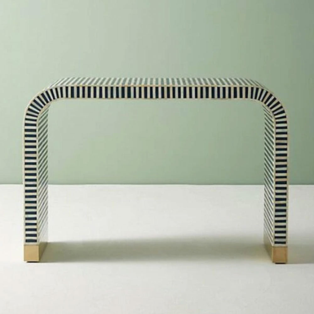 Bone Inlay Console Table