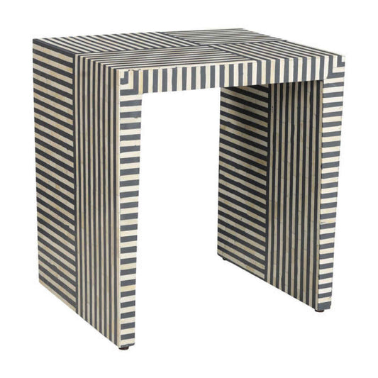 BONE INLAY END TABLE ETB030