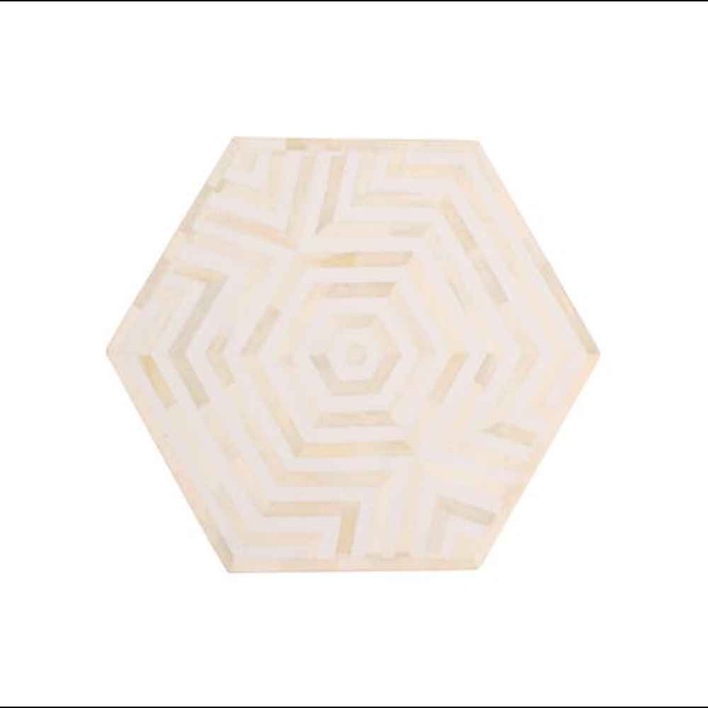 BONE INLAY END TABLE ETB008