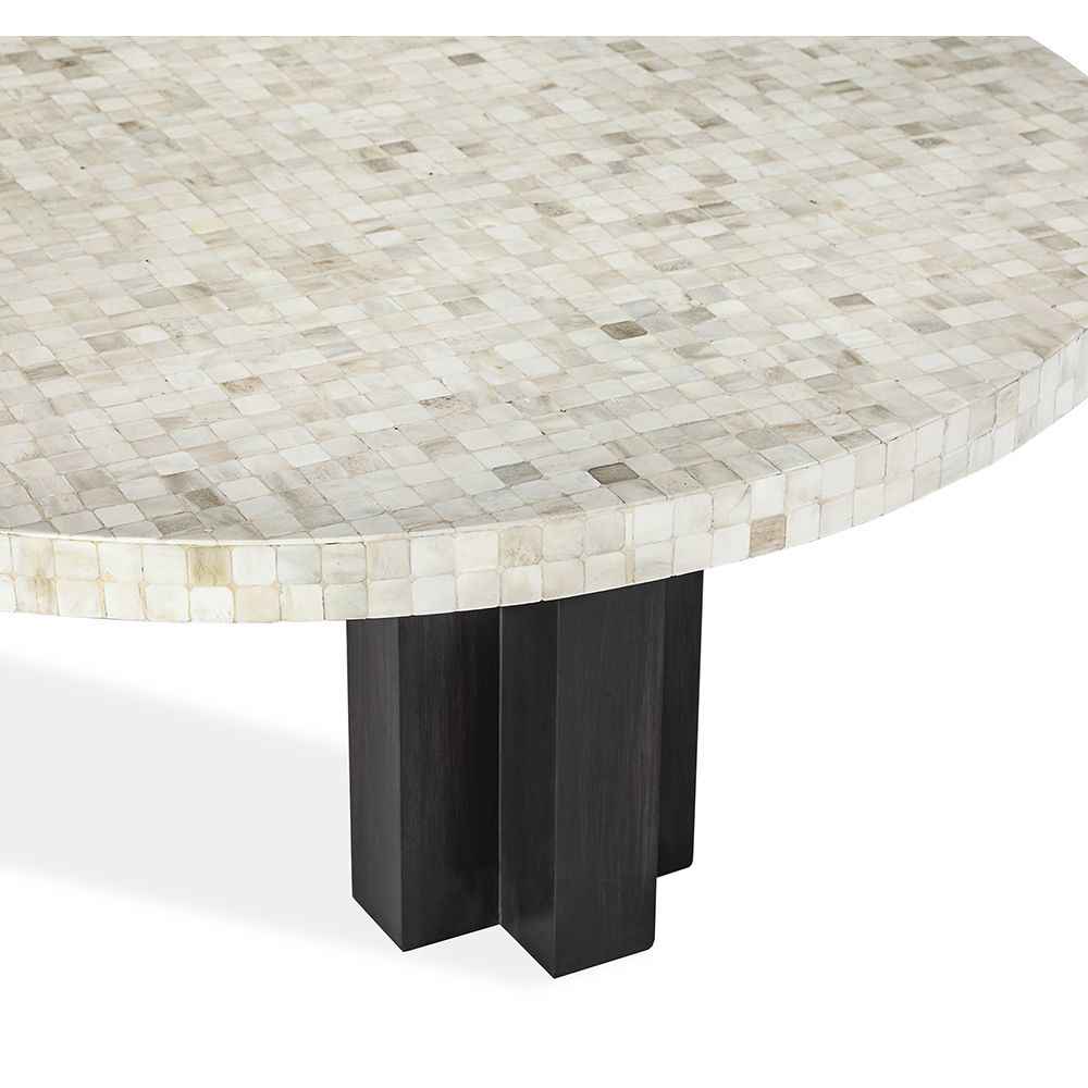 BONE INLAY COFFEE TABLE CFTB012