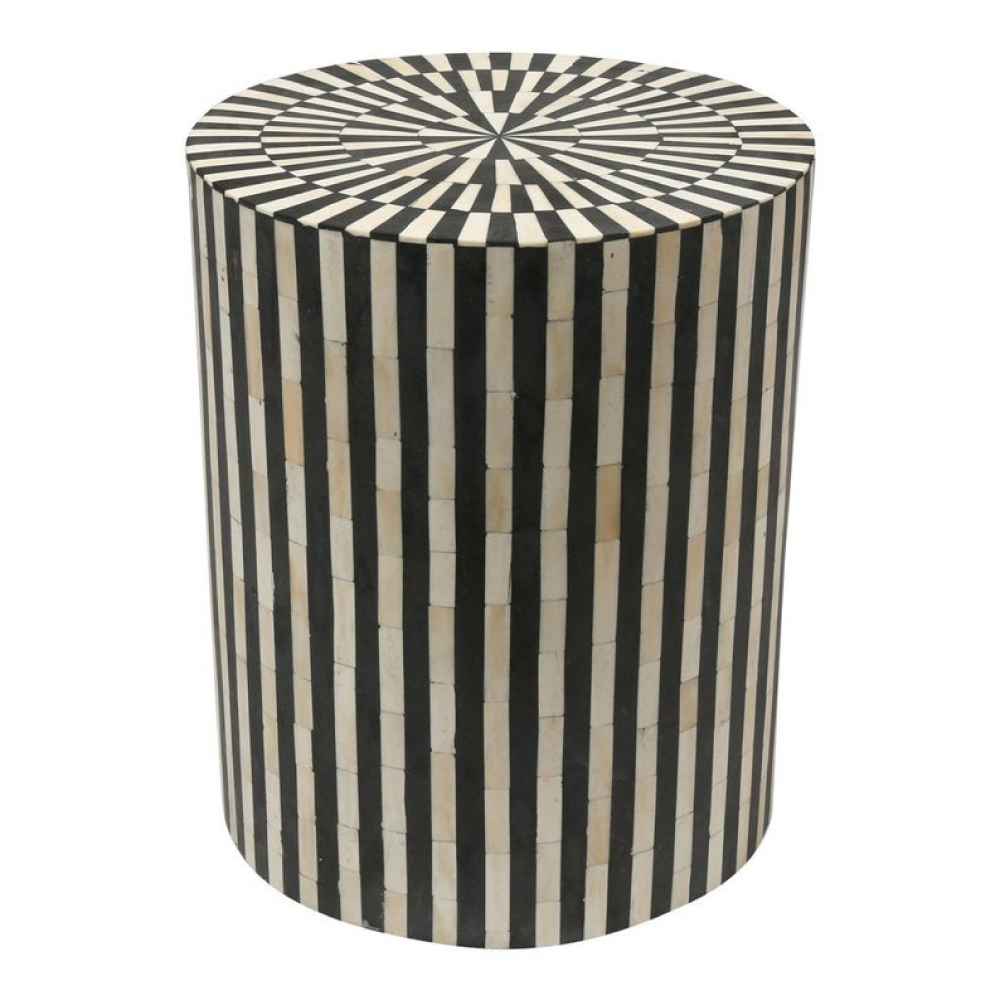 BONE INLAY END TABLE ETB006