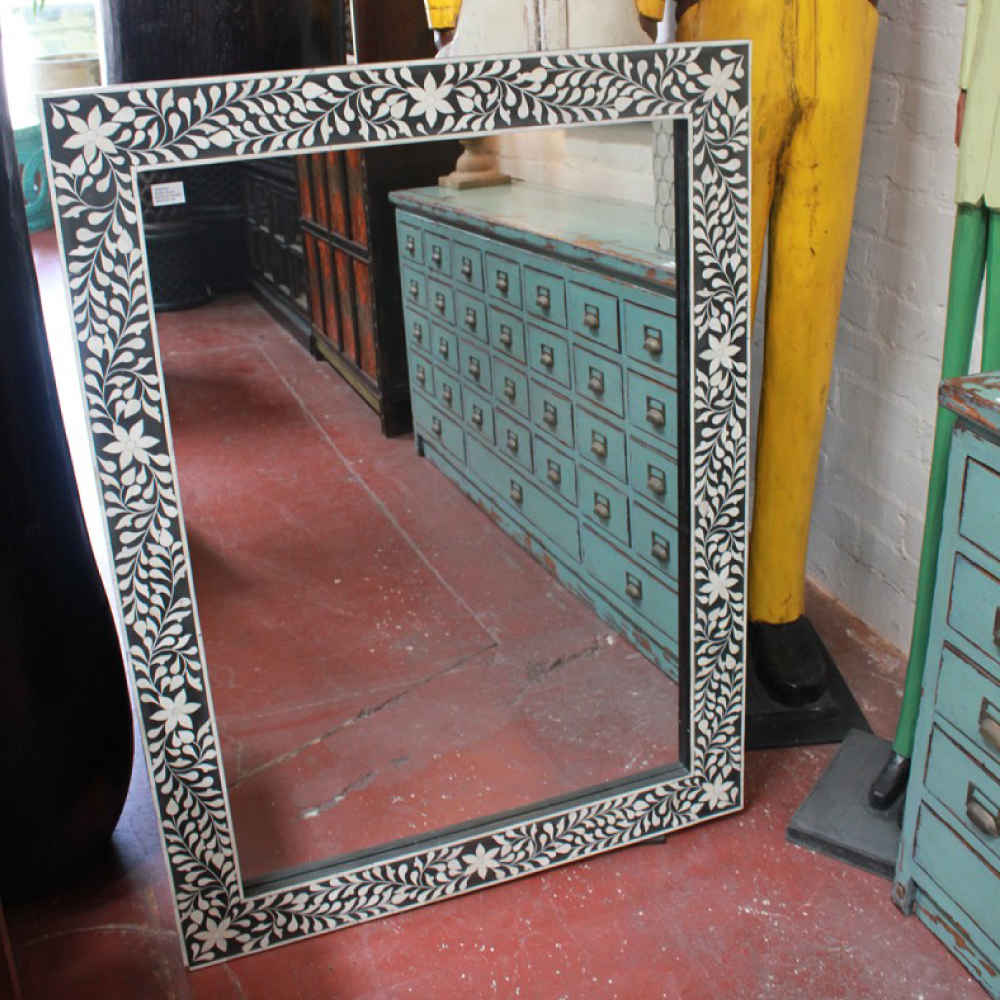 BONE INLAY MIRROR FRAME MRFRM014