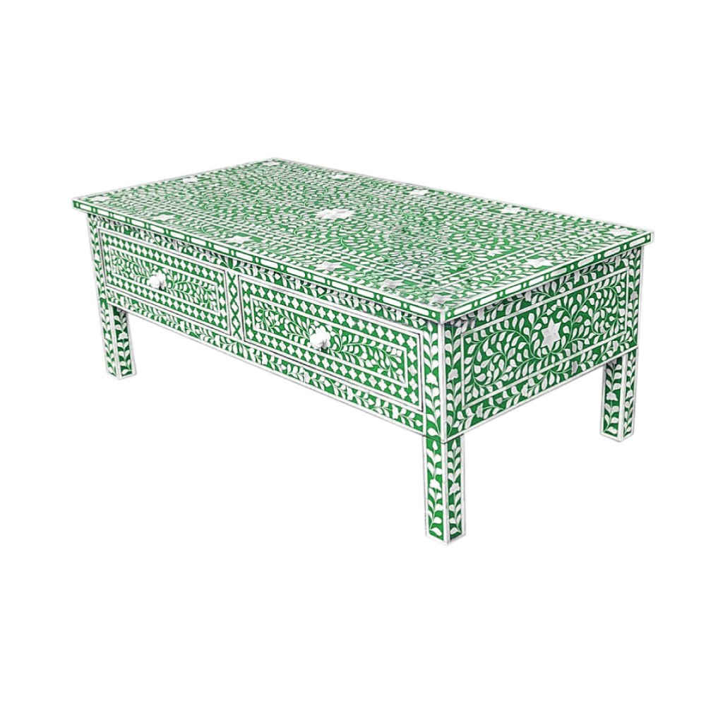 BONE INLAY COFFEE TABLE CFTB034