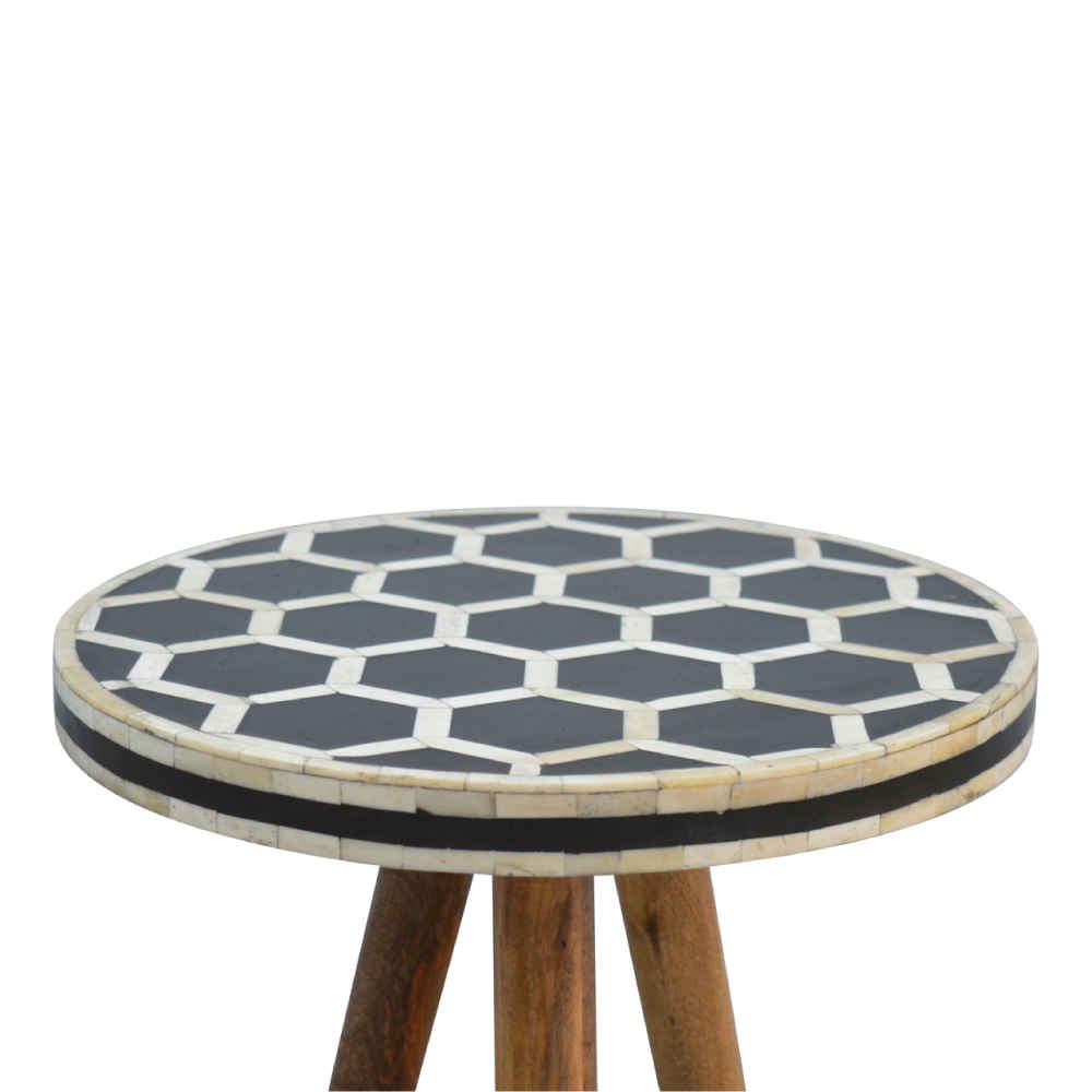 BONE INLAY END TABLE ETB001