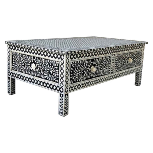 BONE INLAY COFFEE TABLE CFTB027