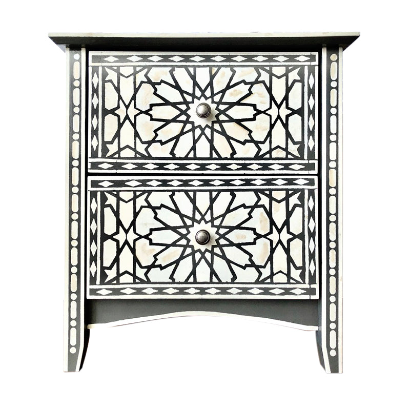 BONE INLAY BEDSIDE BDSTB002