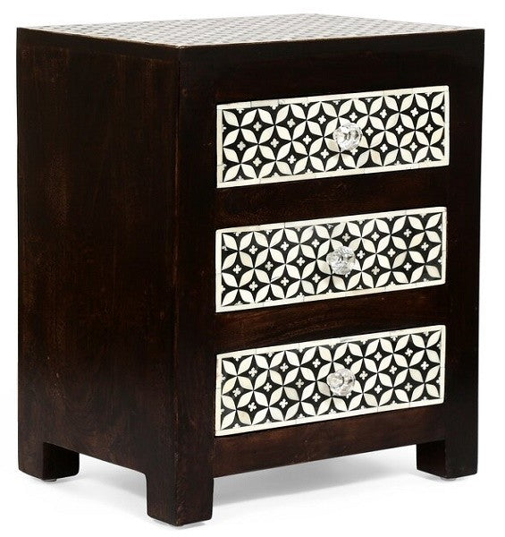 BONE INLAY BEDSIDE BDSTB003