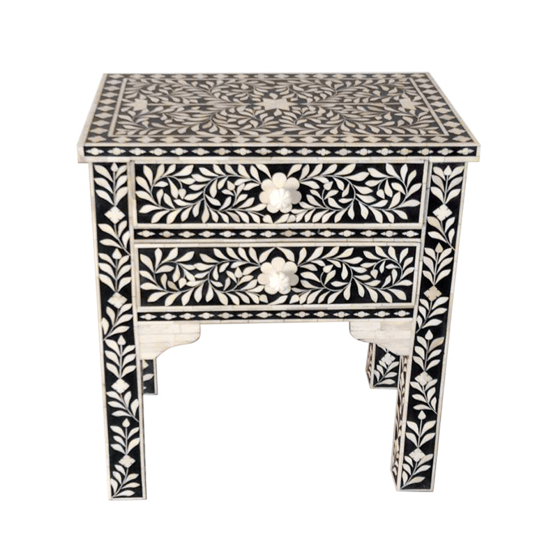 BONE INLAY BEDSIDE BDSTB005