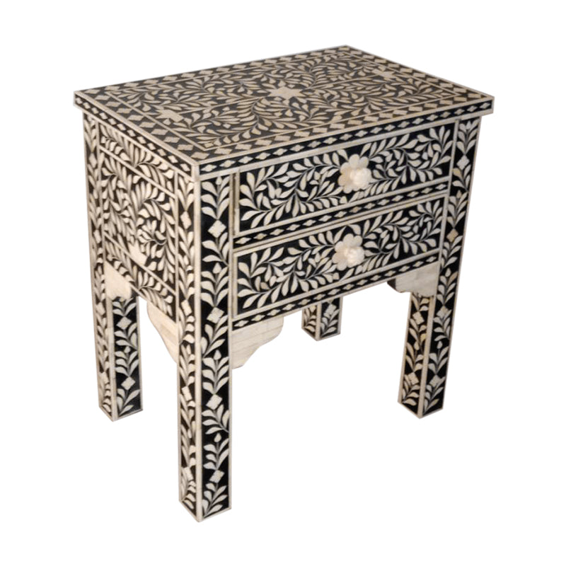 BONE INLAY BEDSIDE BDSTB005