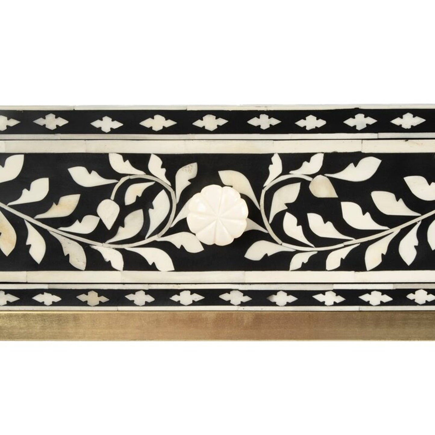 Bone Inlay Console Table