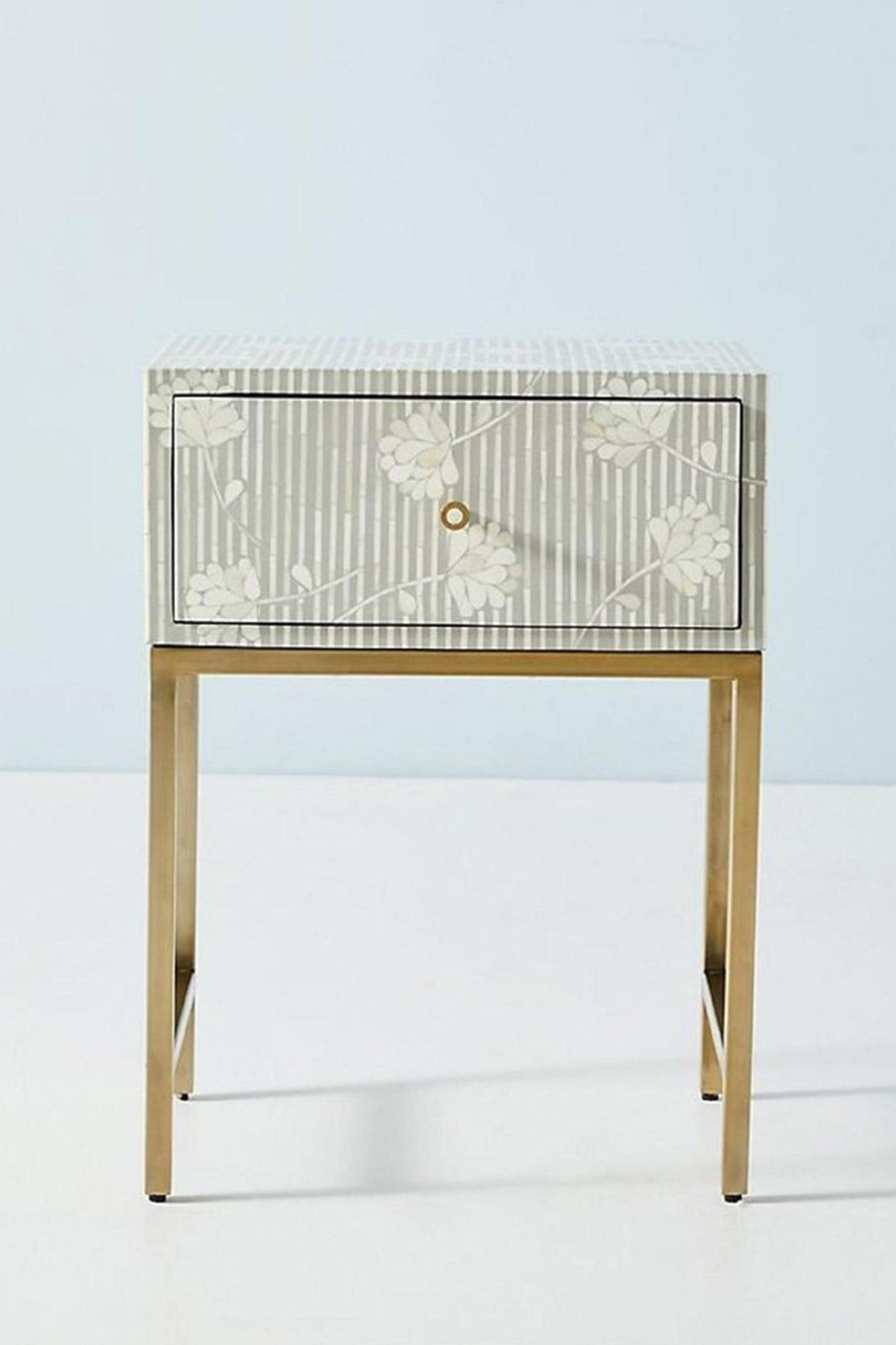 BONE INLAY BEDSIDE BDSTB011