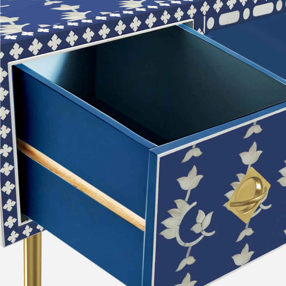 Bone Inlay Console Table