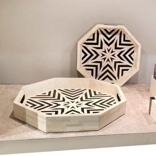 Bone Inlay Serving Tray
